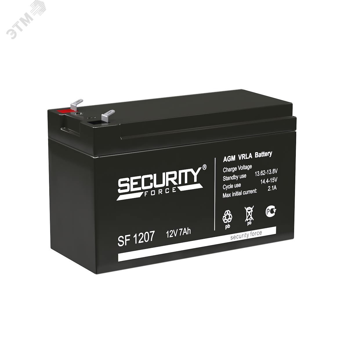 Аккумулятор SF 12В 7Ач SF 1207 Security Force