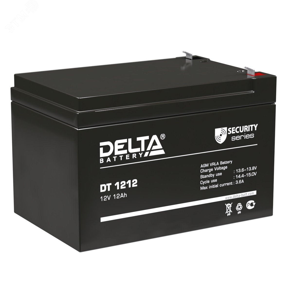 Аккумулятор DT 12В 12Ач DT 1212 DELTA