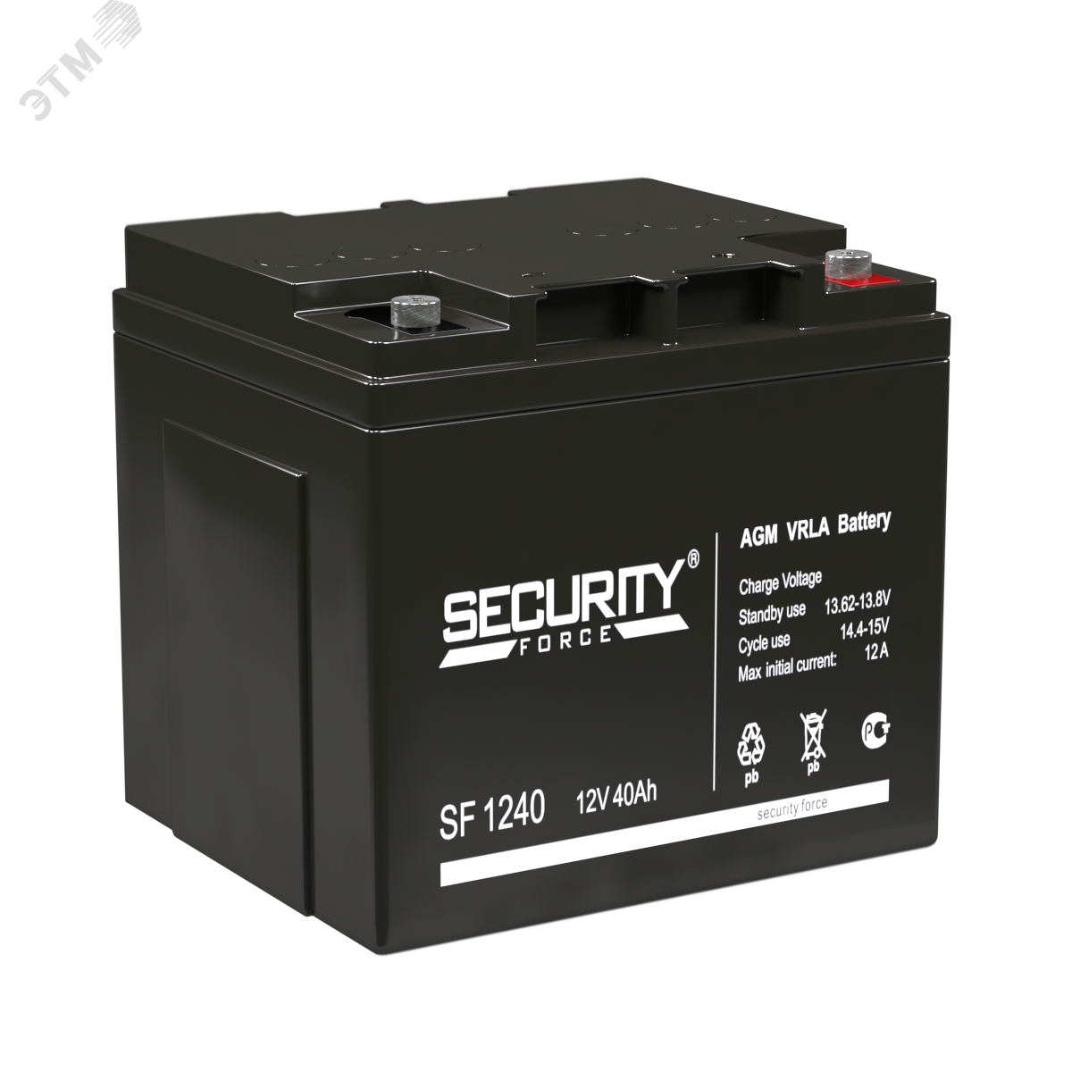 Аккумулятор SF 12В 40Ач SF 1240 Security Force