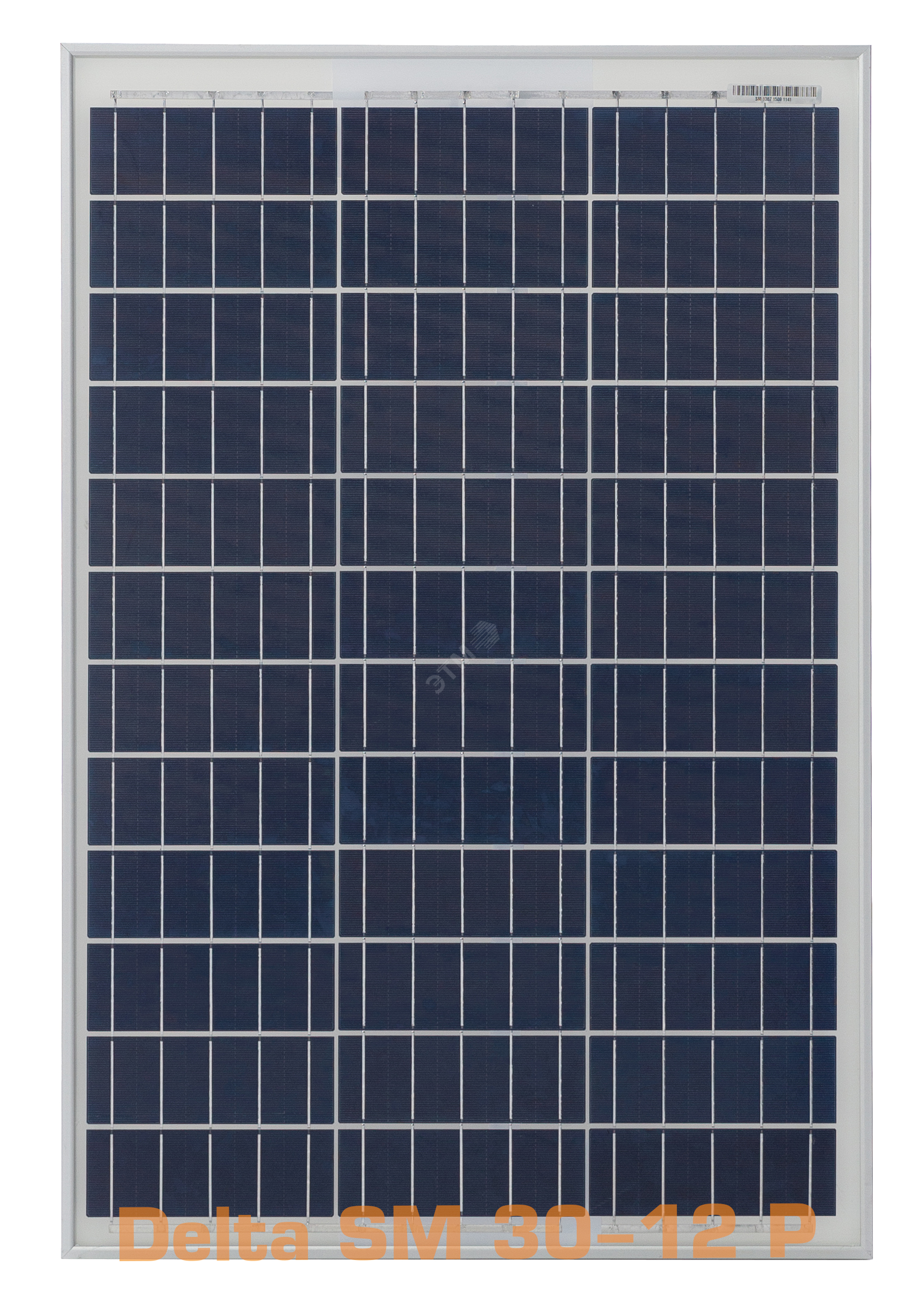 Фотоэлектрический солнечный модуль (ФСМ) Delta SM 30-12 P 30Ватт 12В Поли Delta SM 30-12 P DELTA