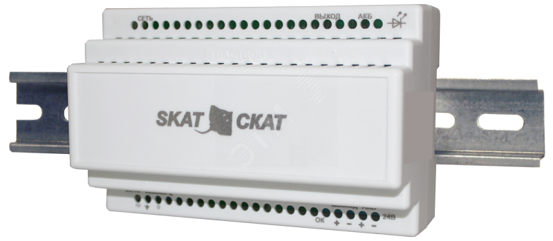 Источник вторичного электропитания SKAT-12-6,0 DIN 586 Бастион