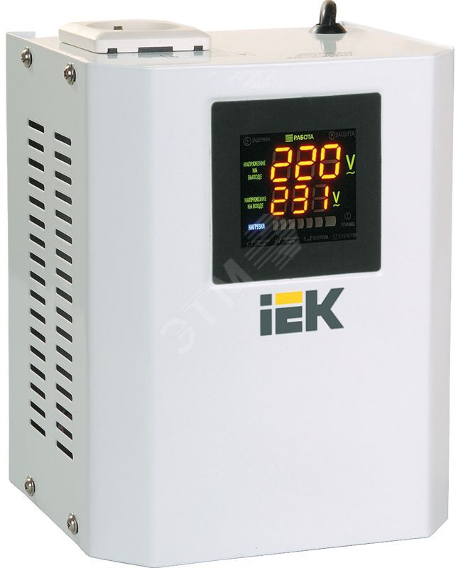 Стабилизатор напряжения настенный BOILER 0,5кВА IVS24-1-00500 IEK